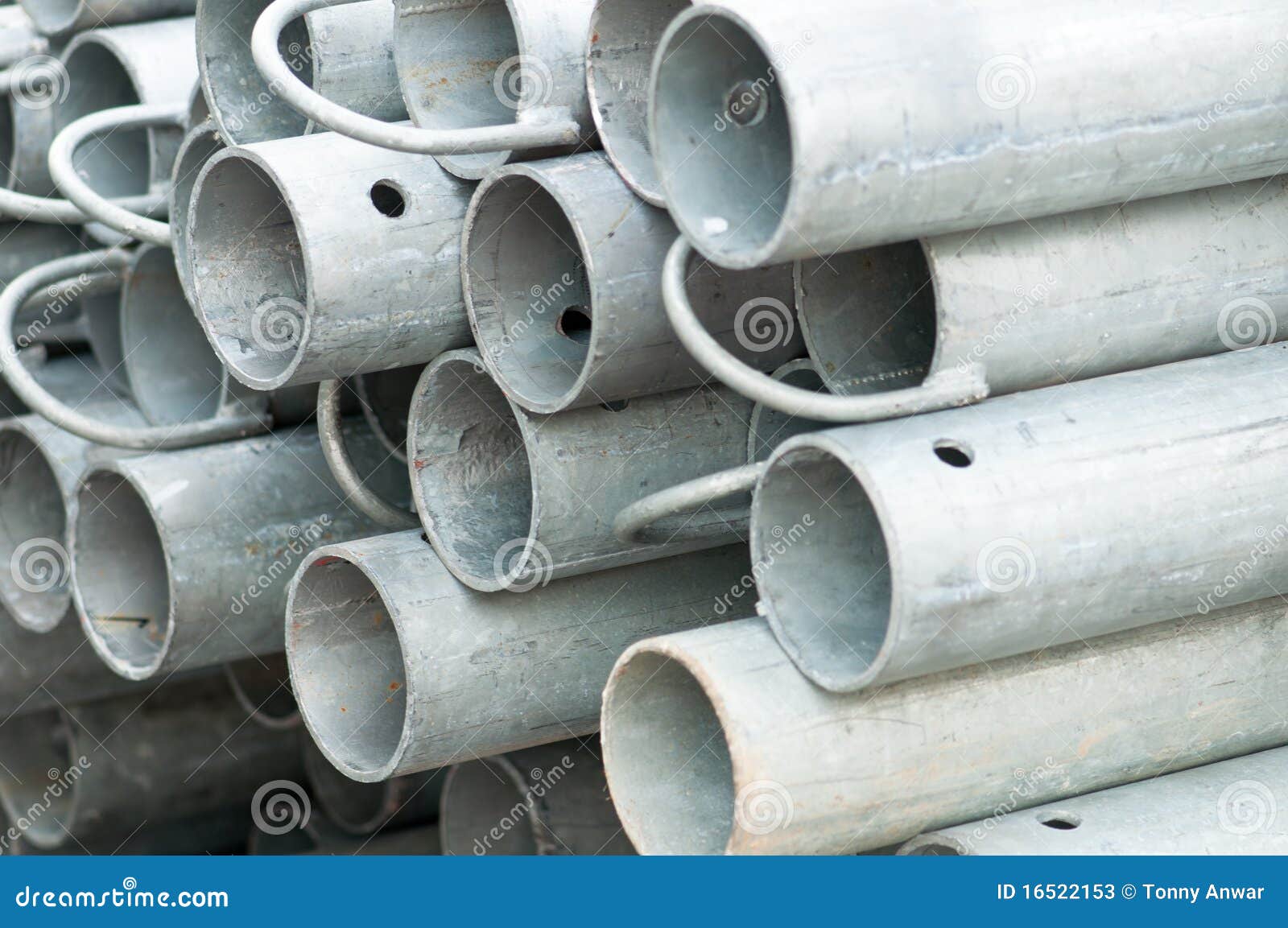 Metal Pole stock image. Image of pipe, material, diameter 16522153