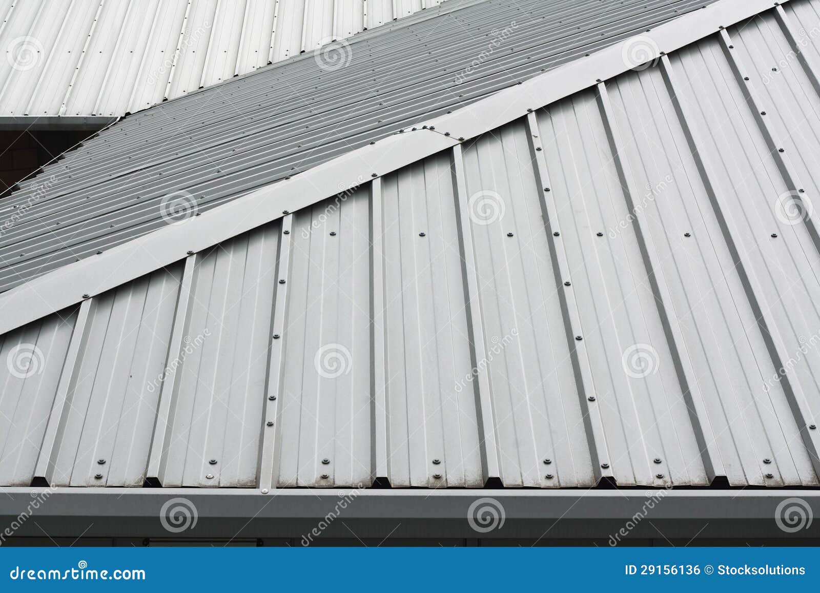metal roof background