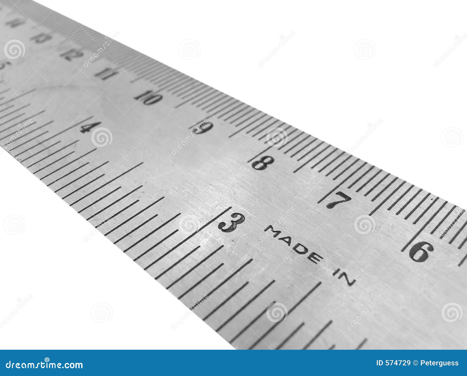 Metal Rule Stock Image Image Of Rule Inch Metal