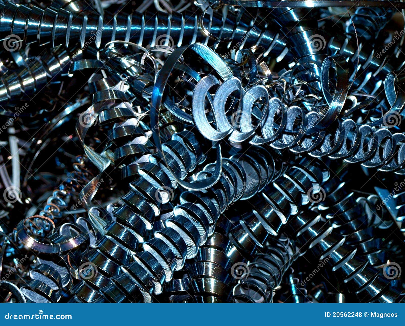 Metal shaving stock photo. Image of work, skill, factory 20562248