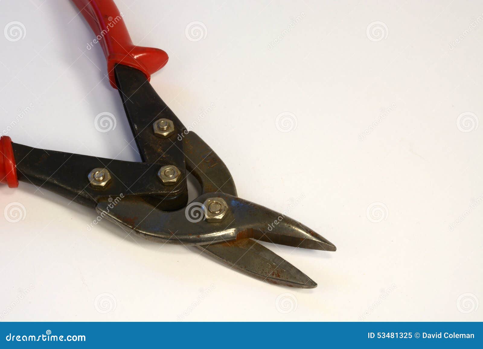 Metal shears stock image. Image of equipment, steel, metal 53481325