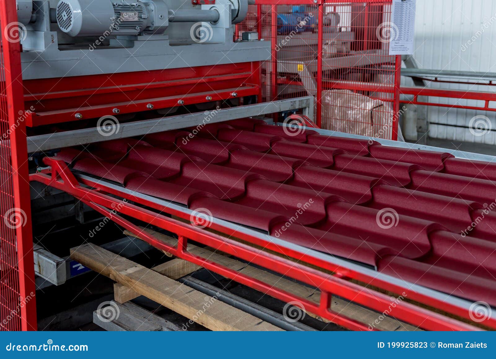 Metal Sheet Forming Machine at the Modern Metalwork Factory. Stock