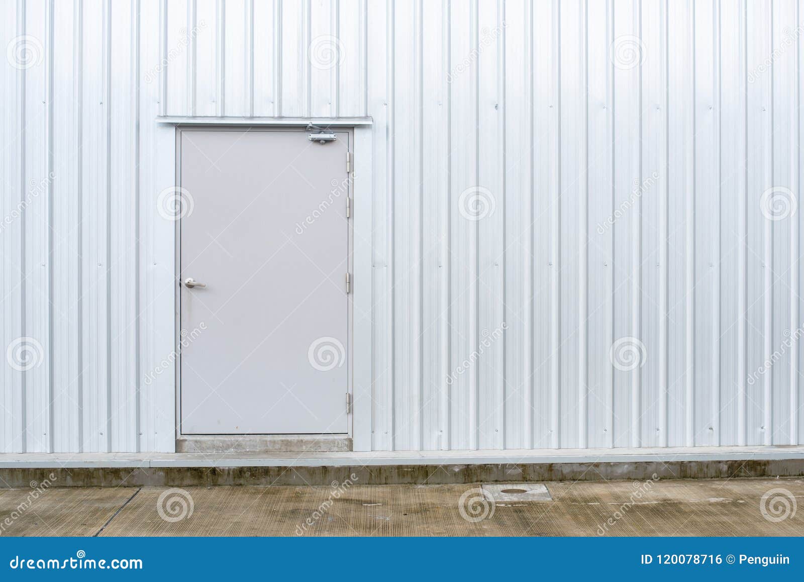 Metal Sheet Pattern with Door and Background Stock Photo Image of