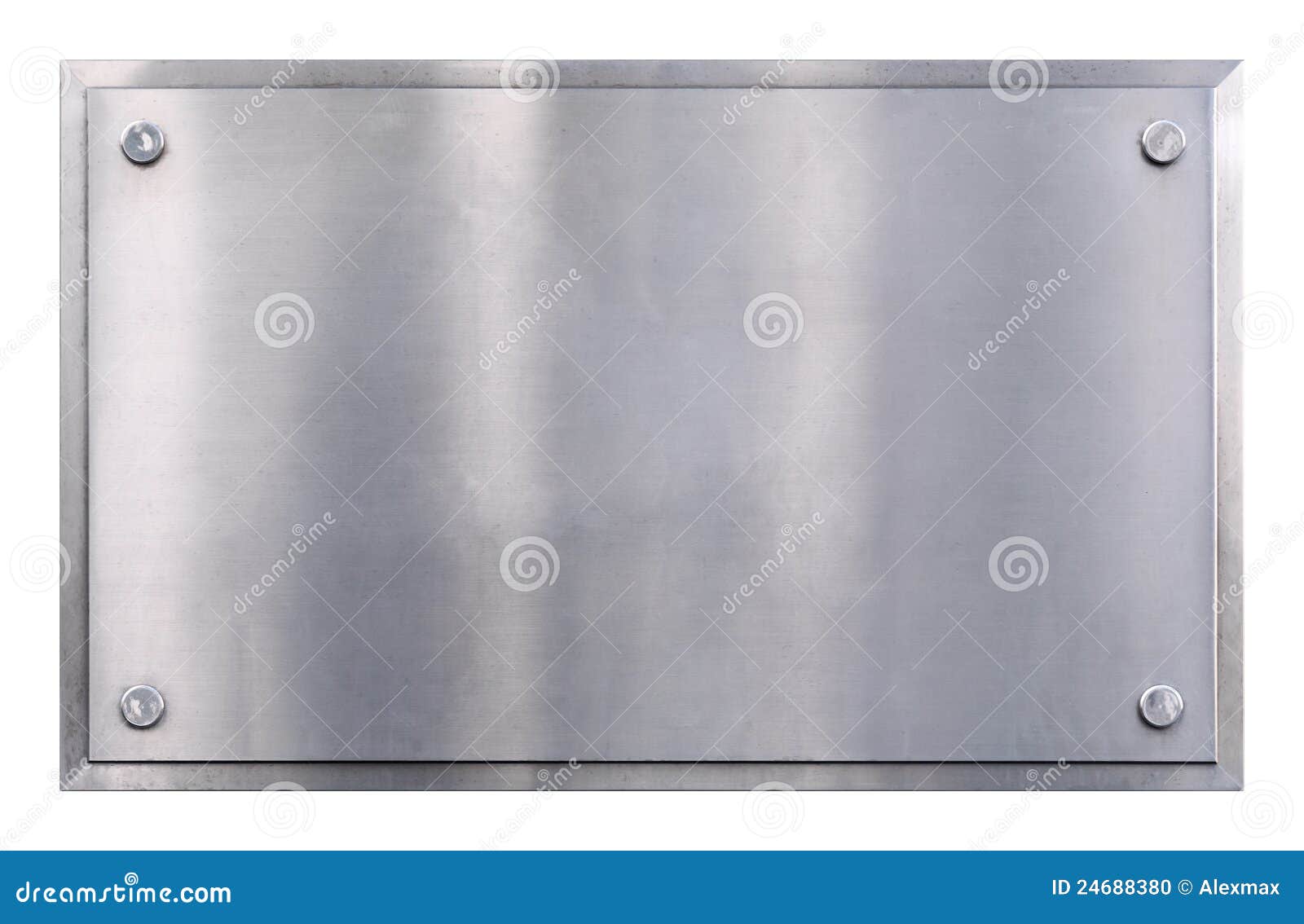Brushed Steel Metal Plate Background With Rivets Stock Photo, Picture and  Royalty Free Image. Image 35270564.