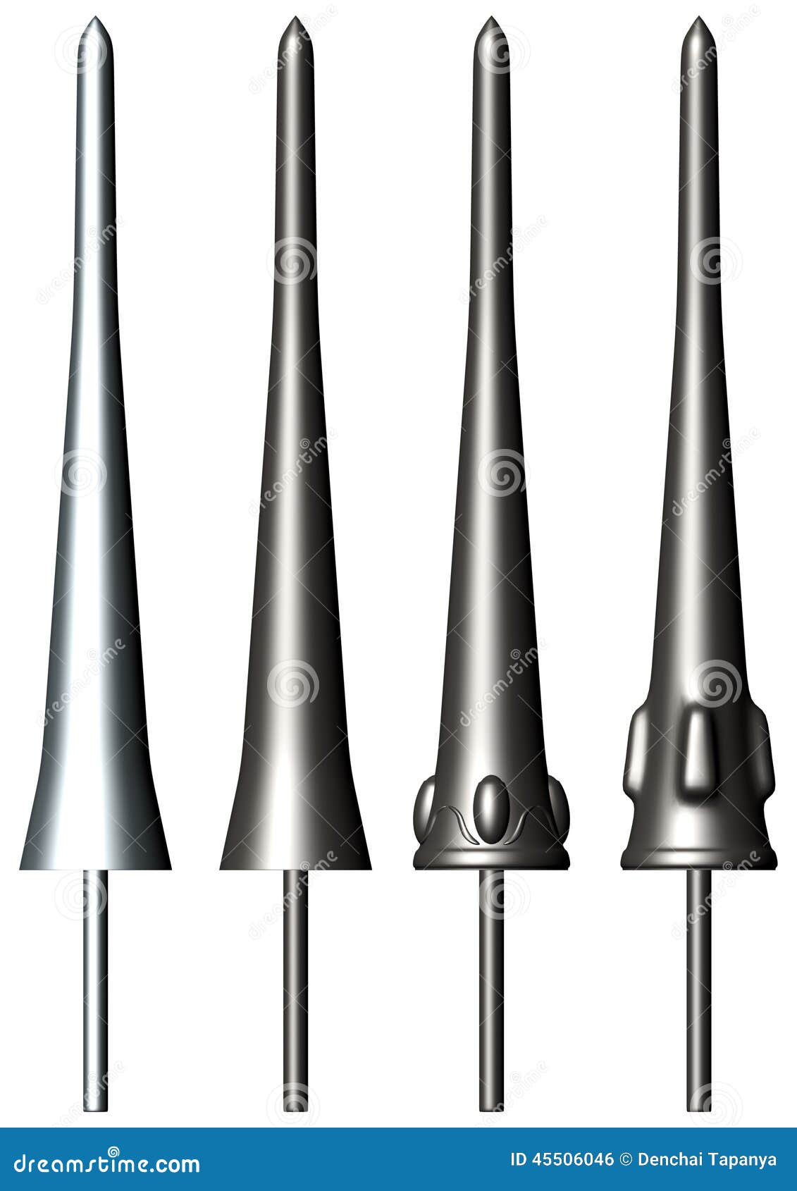 Metal spear weapon stock illustration. Illustration of style 45506046