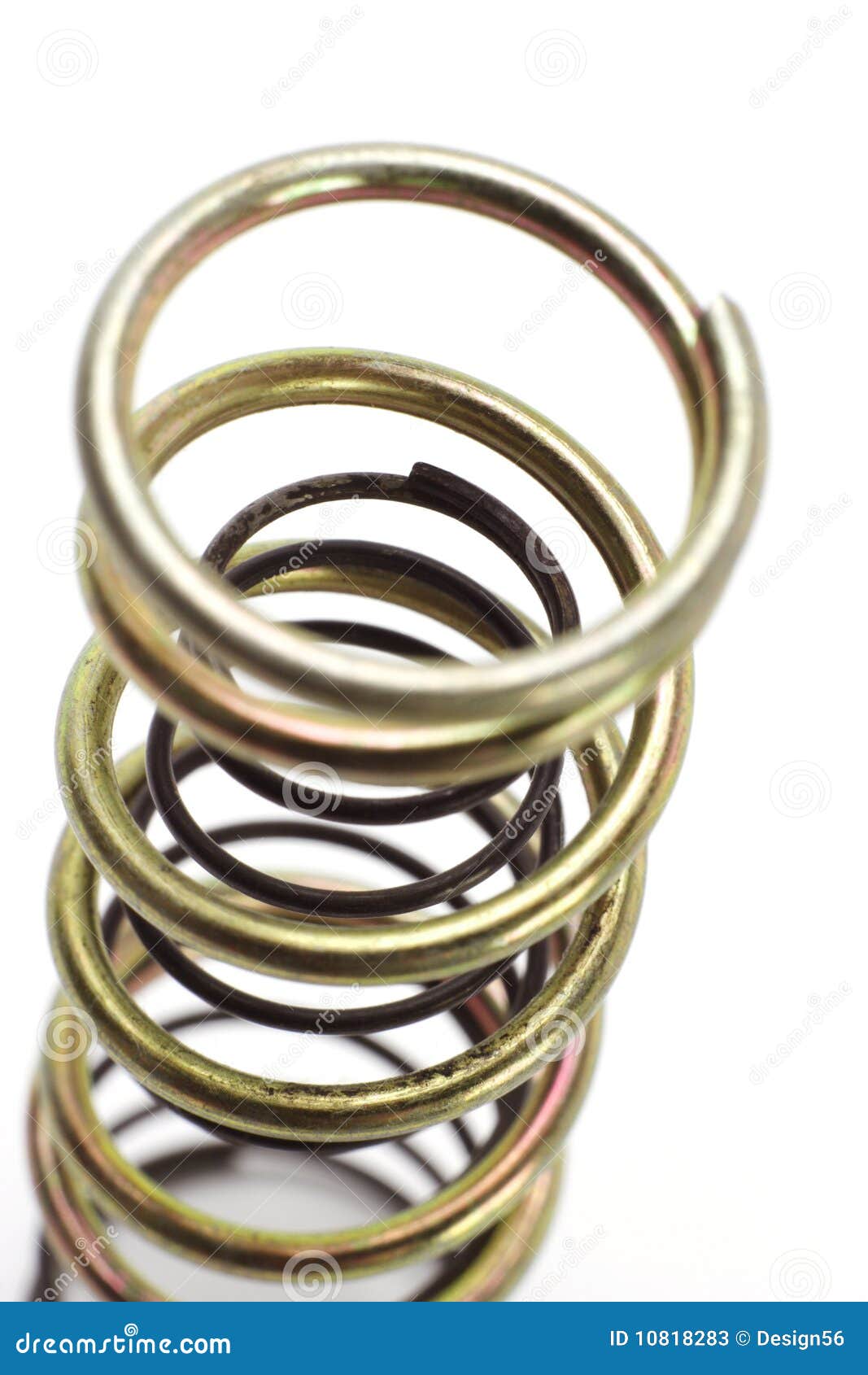 Metal spring coils stock image. Image of circle, metal 10818283