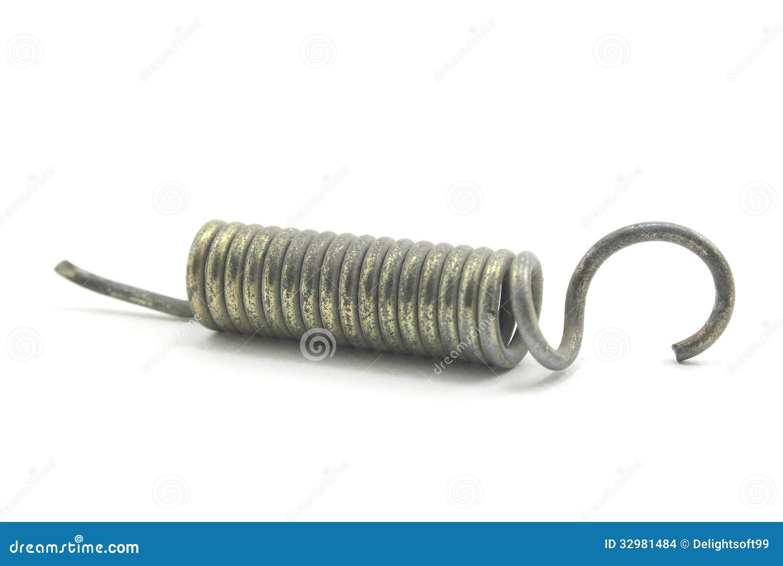 Metal spring stock photo. Image of chrome, shape, pressure 32981484