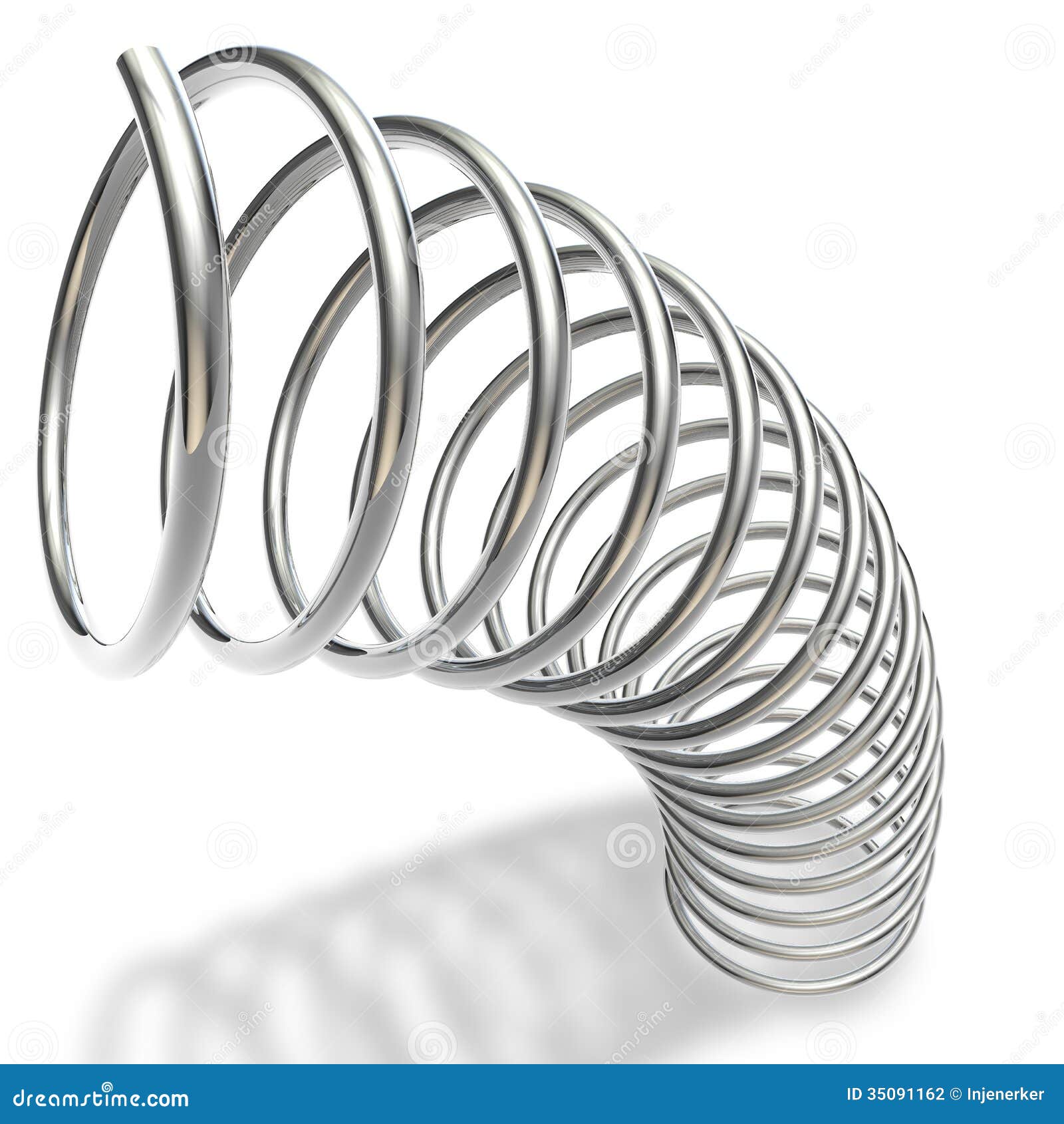 Metal Spring Stock Photography - Image: 35091162
