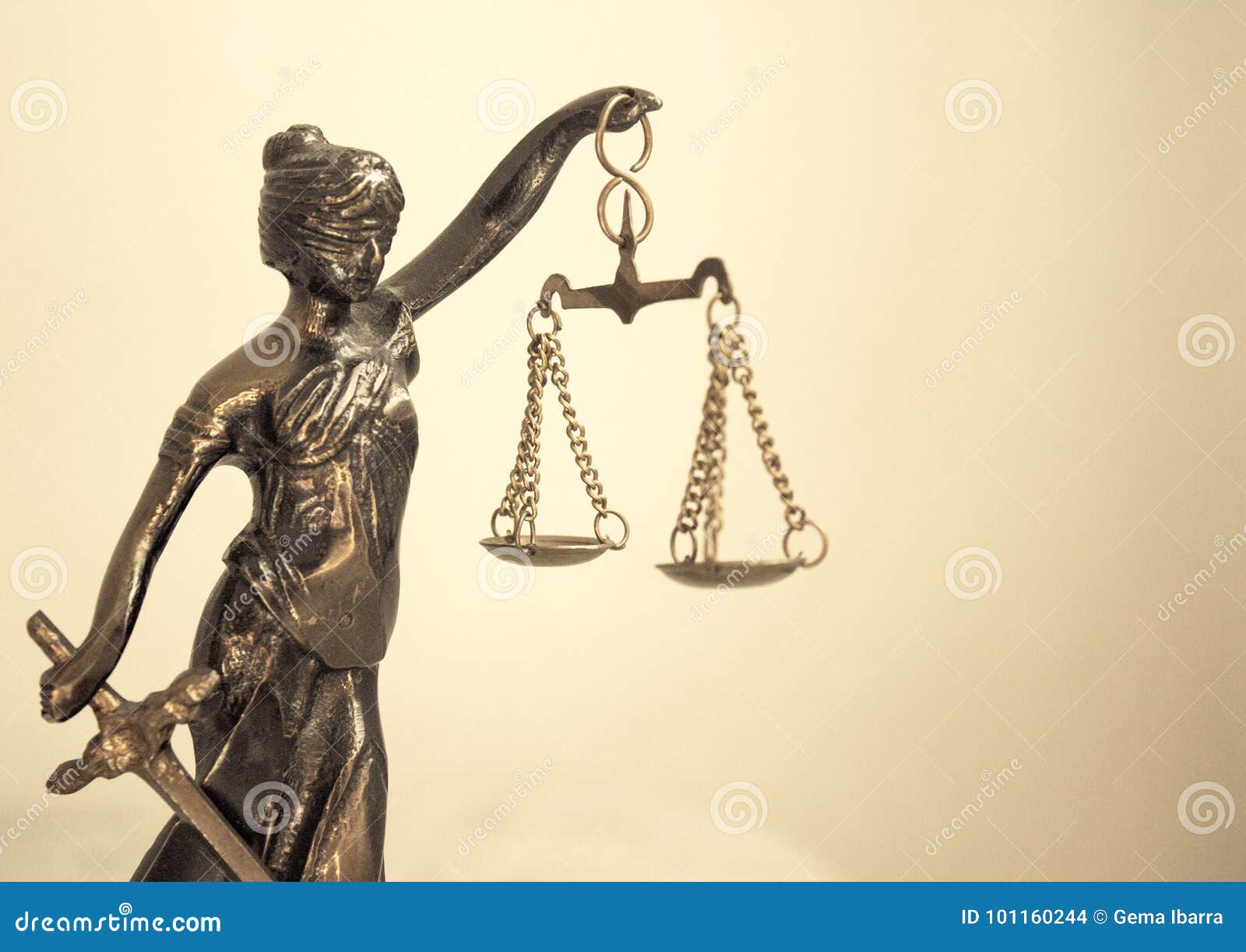 Metal Statue Symbol of Justice Themis Stock Photo - Image of goddess ...