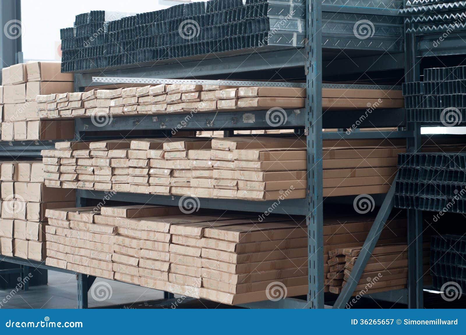 Metal stock stock image. Image of flat, factory, manufacturing 36265657