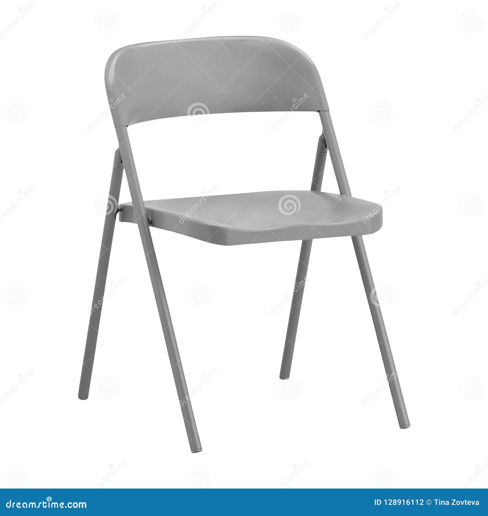 Metal stool isolated stock photo. Image of object, interior 128916112