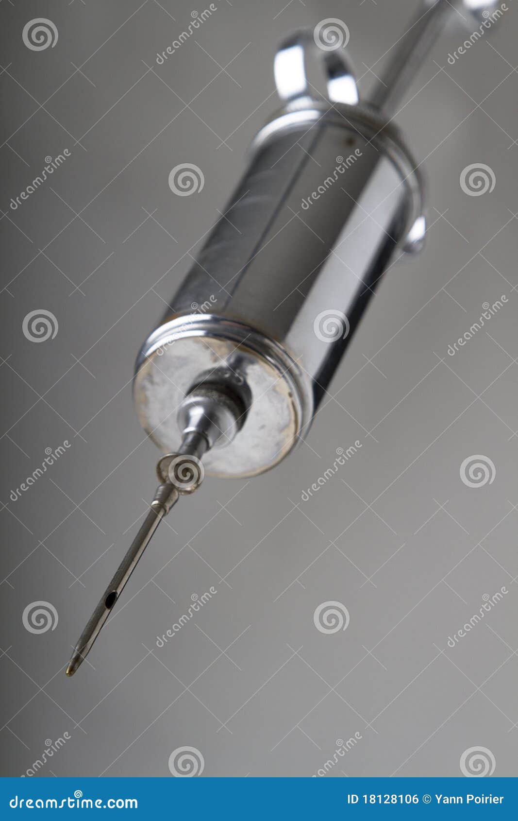 Metal syringe stock photo. Image of intravenous, insulin 18128106