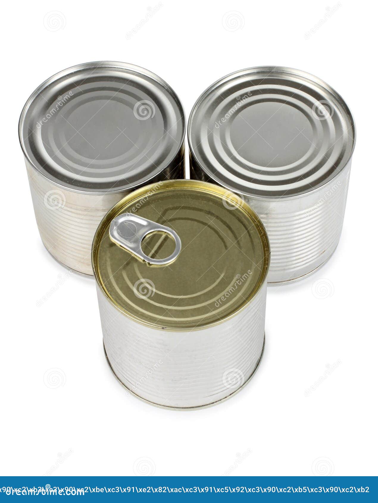 Metal tins stock photo. Image of food, canning, canned 24157696