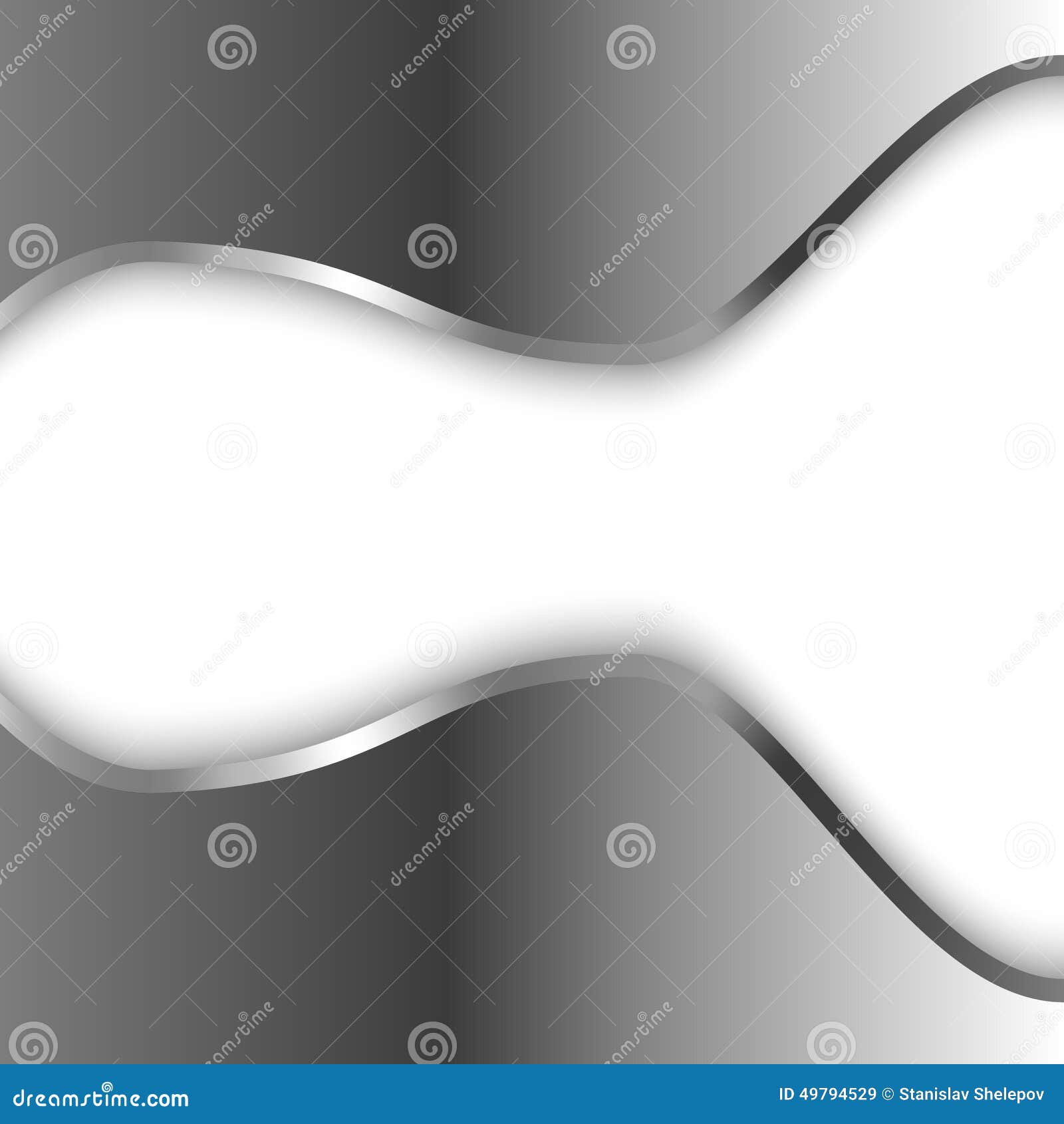 Vector metal on white background