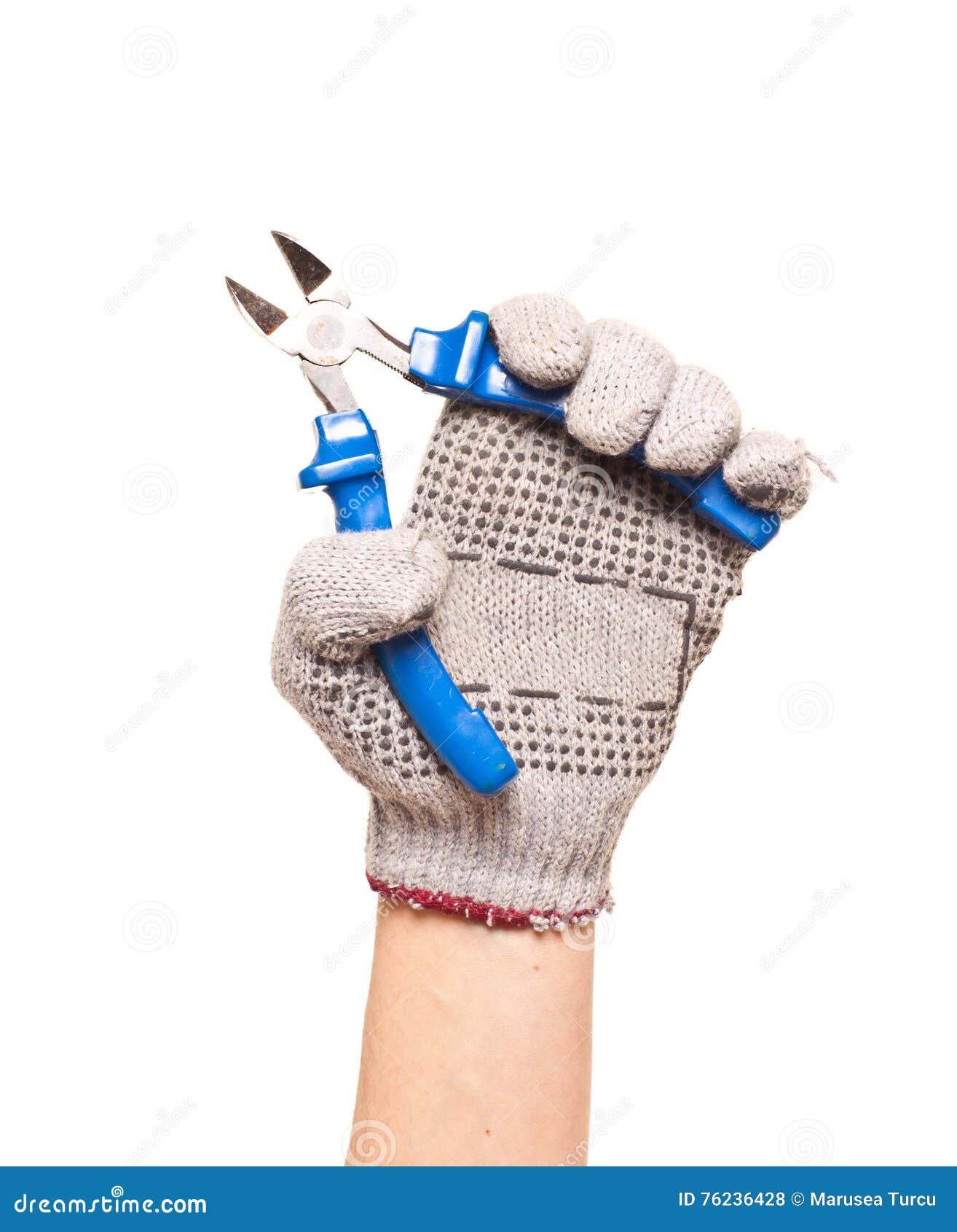 Metal Wire Cutting Pliers Hand Work Tool Equipment Stock Photo Image