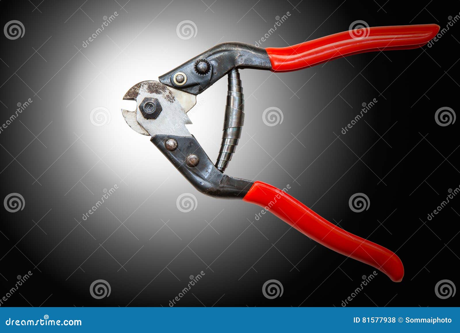 Metal wire cutting pliers stock photo. Image of pliers 81577938