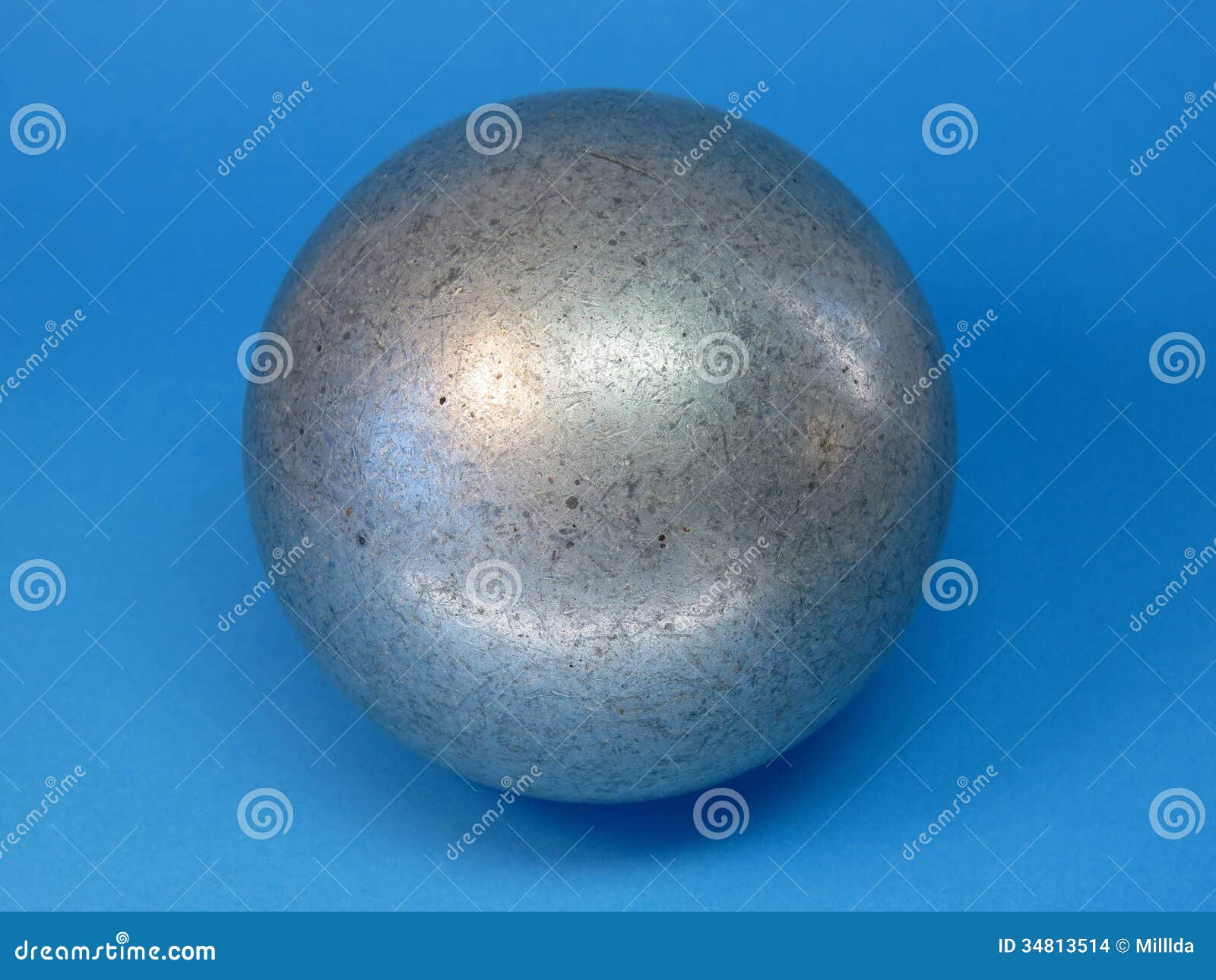 Metallic ball stock photo. Image of steel, view, grunge 34813514