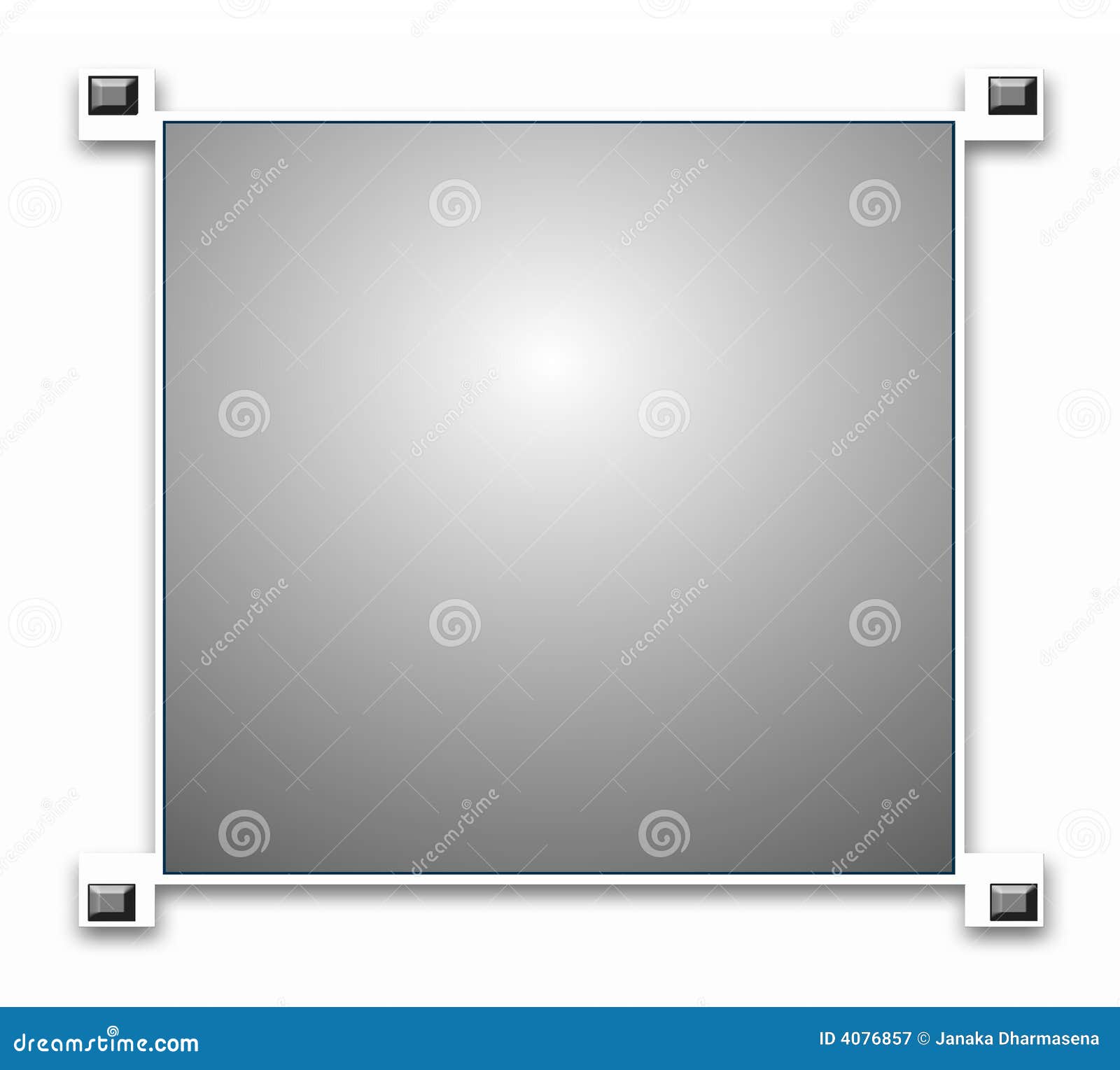 Metallic border frame stock illustration. Illustration of decorative