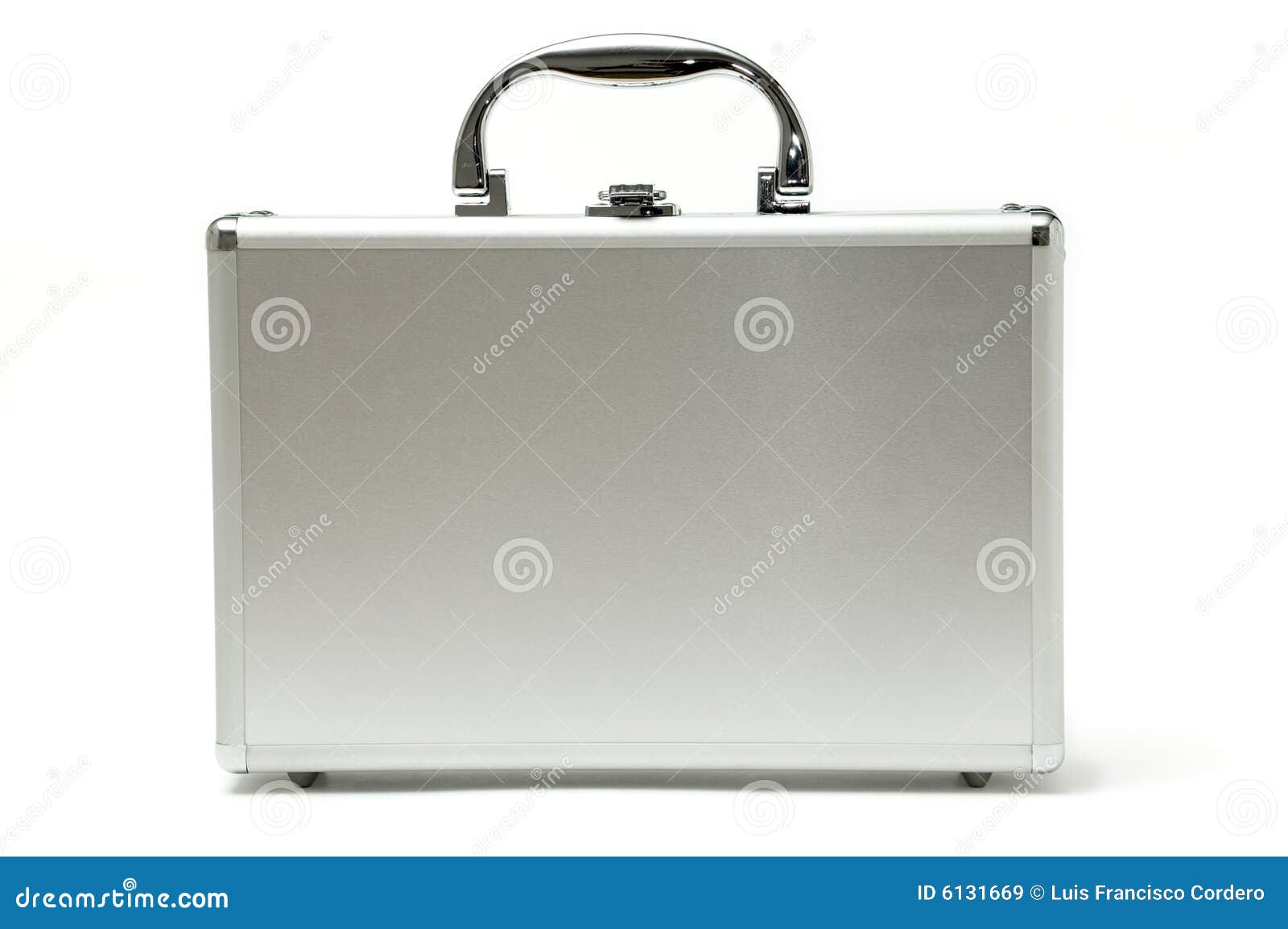 Metallic briefcase stock image. Image of manager, partner 6131669