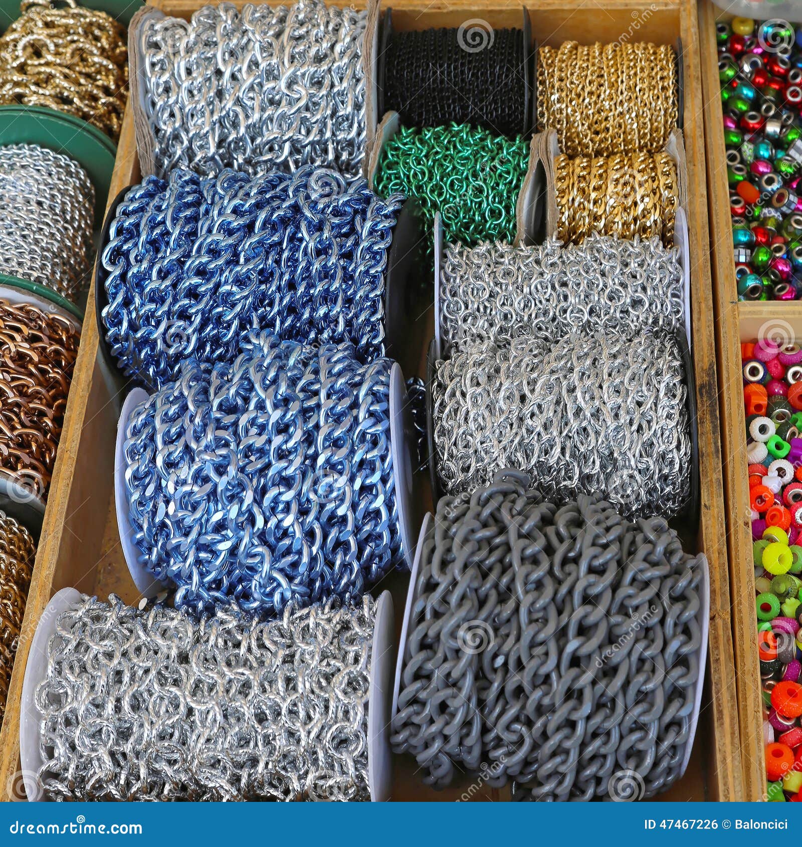 Metallic chains stock photo. Image of chain, contemporary 47467226