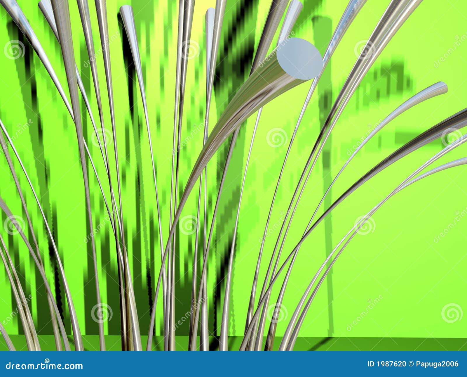 Metallic grass 2 stock illustration. Illustration of hurt 1987620