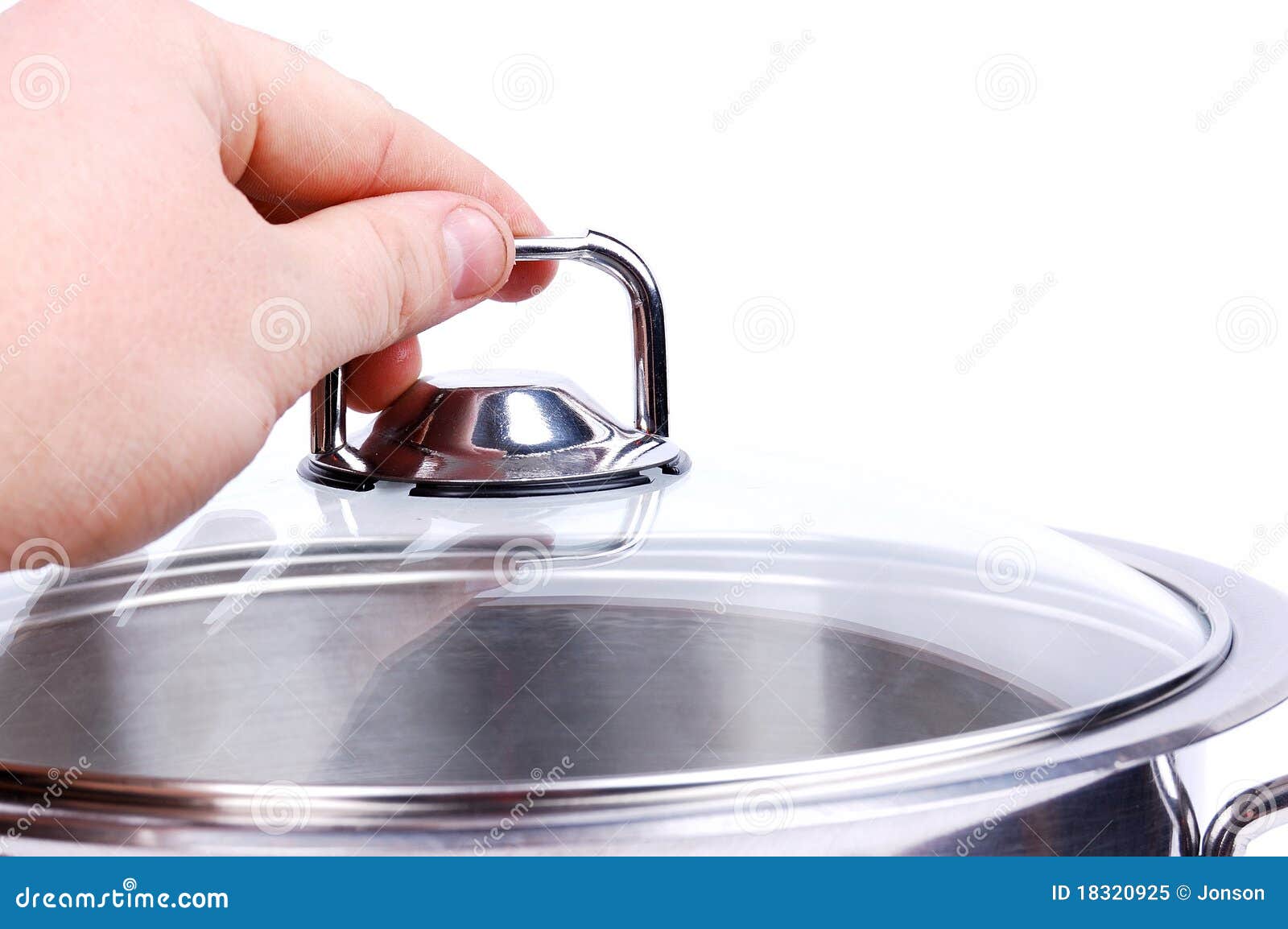 Metallic pan stock image. Image of dish, opened, silver 18320925