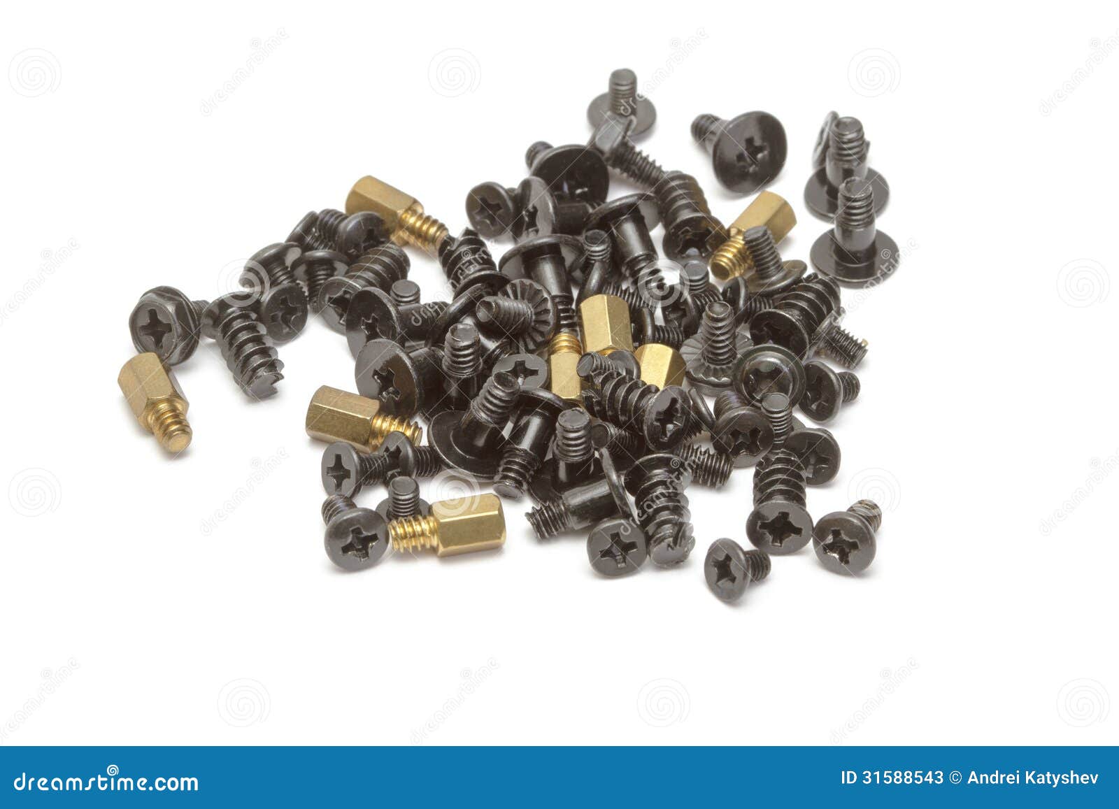 Metallic screws stock image. Image of metal, work, steel 31588543