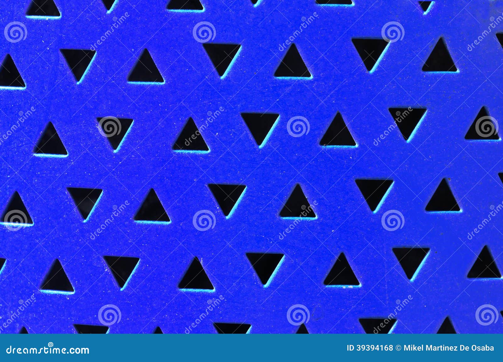 metallic texture with equilateral triangles
