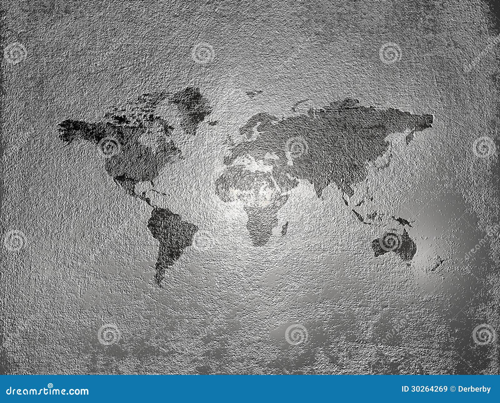 Metal world map stock illustration. Illustration of light 30264269
