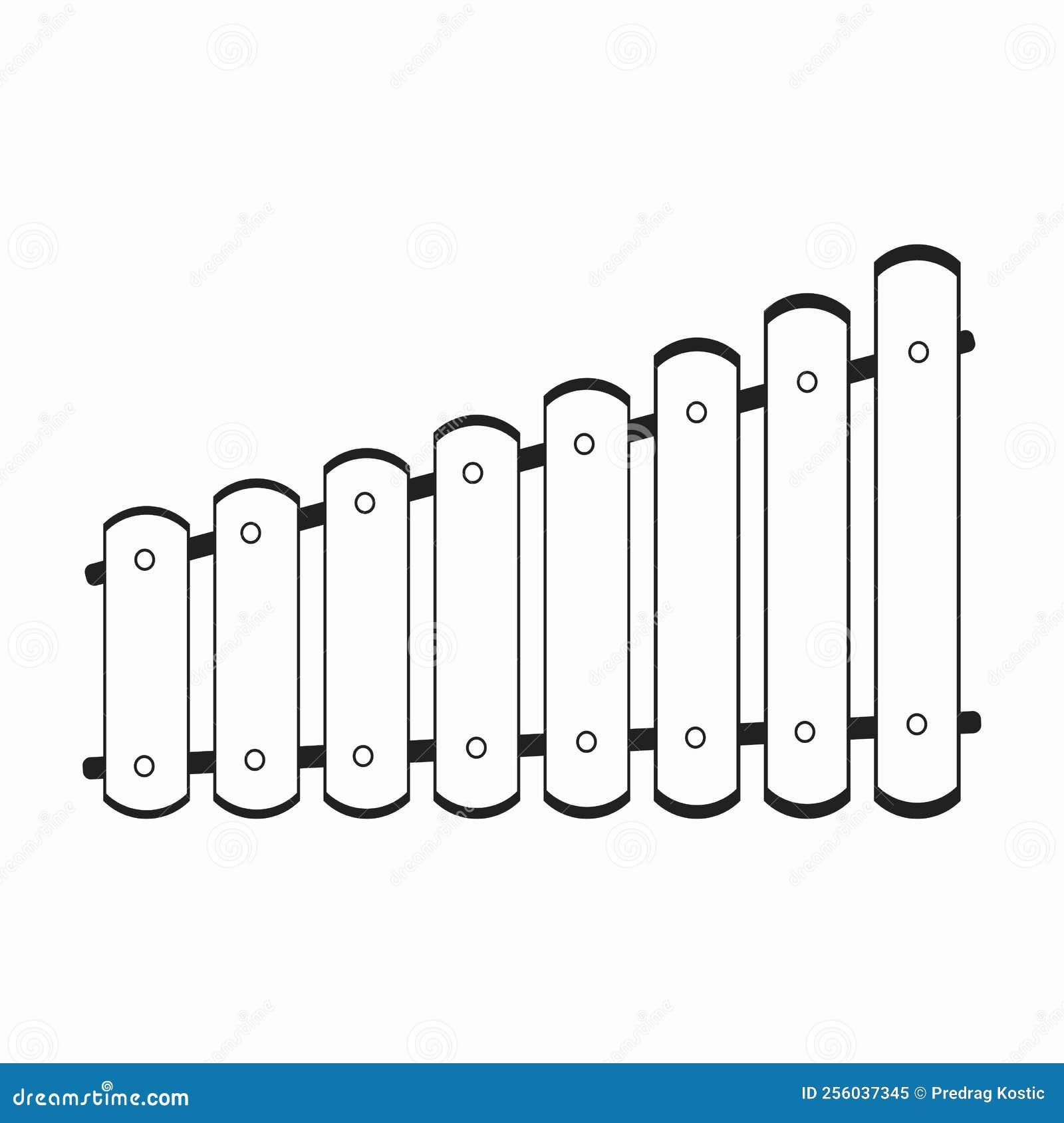 Metallophone Icon RoyaltyFree Stock Photography