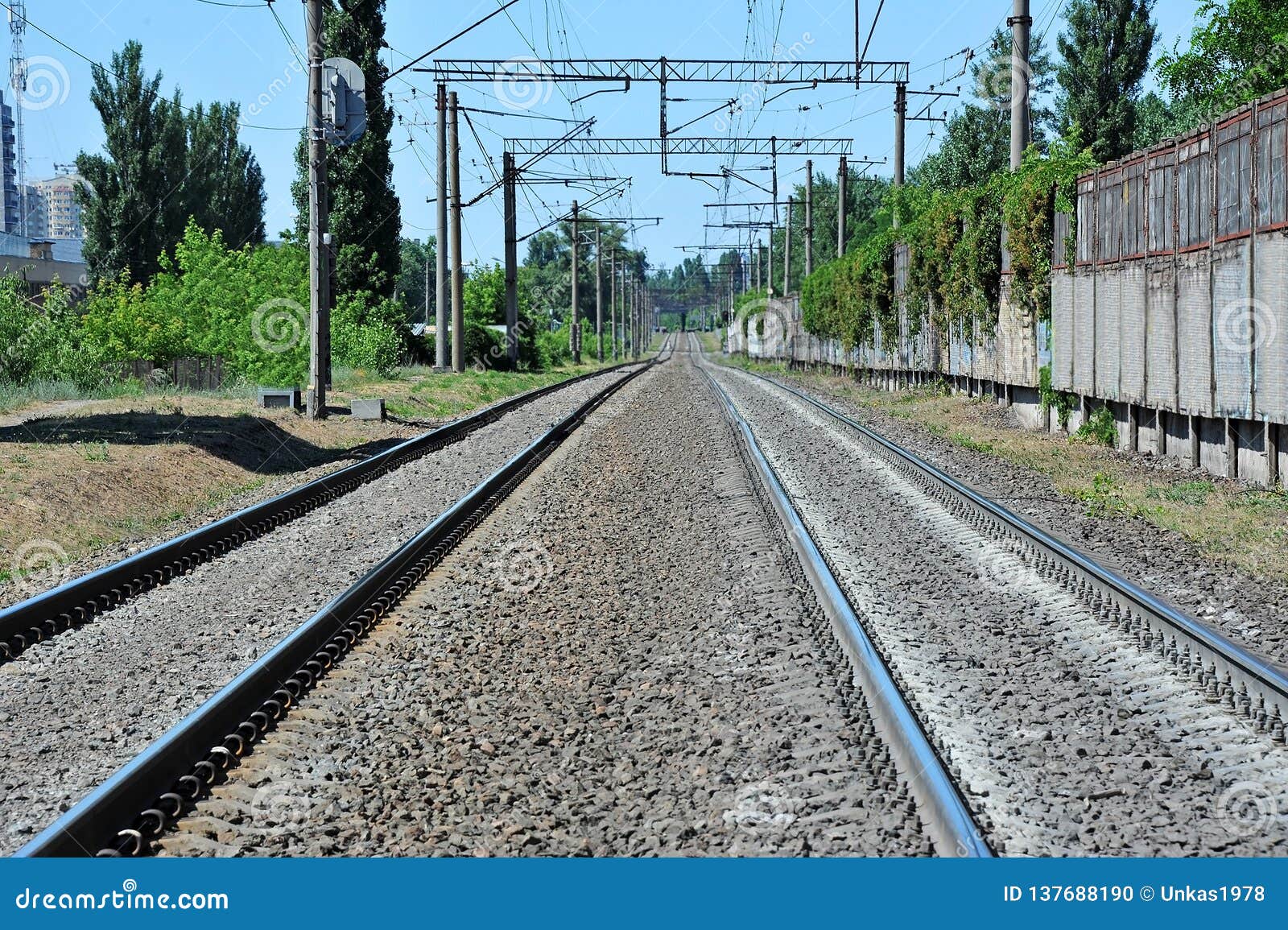 Metals on rail track stock photo. Image of shipping 137688190