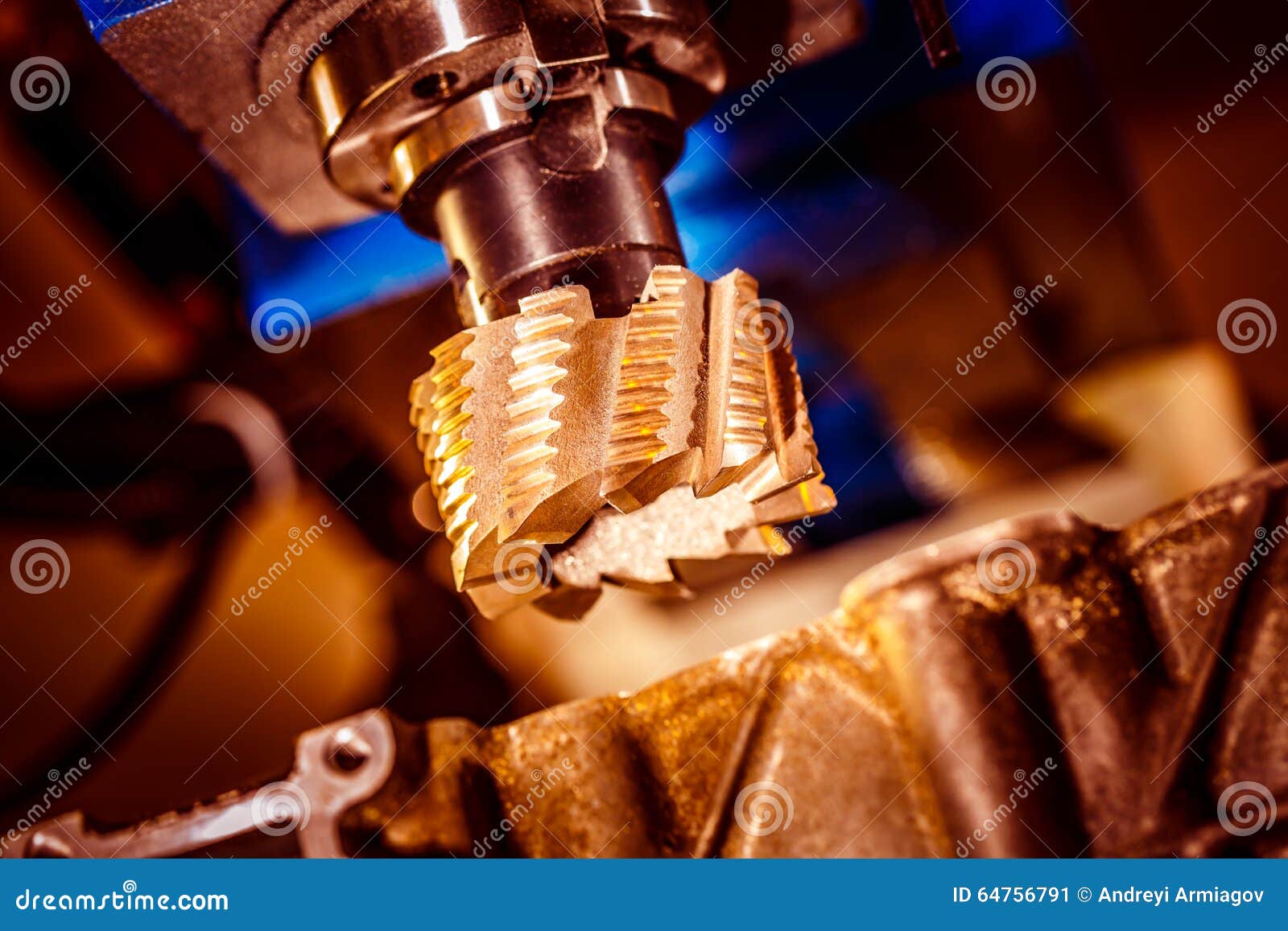 Metalworking CNC Milling Machine. Stock Image Image of milling