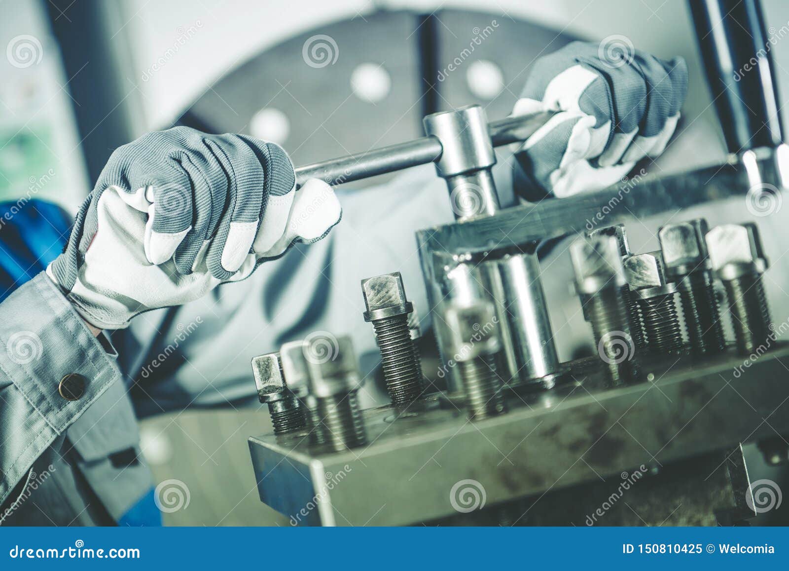 Metalworking Industry Lathe Stock Image Image of metalworking, iron