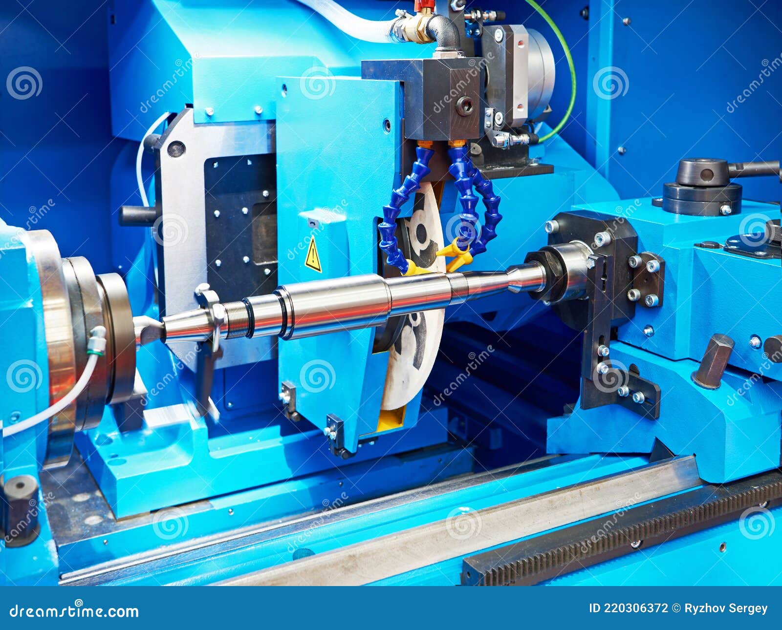 Metalworking Machine with Grinding for Gear Stock Photo Image of