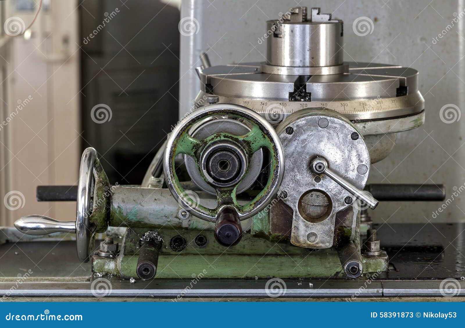 Metalworking machinery. stock image. Image of fashioned 58391873
