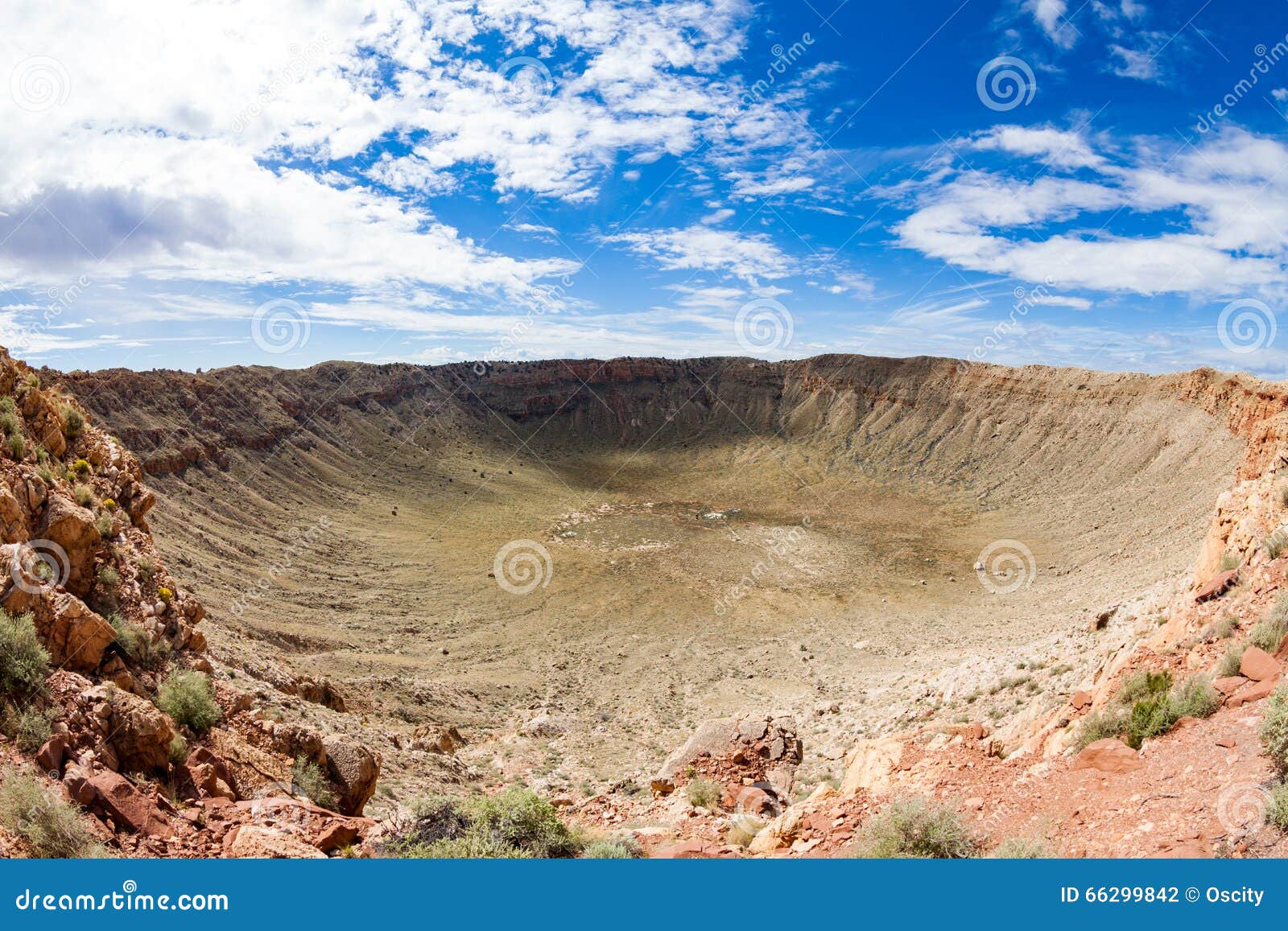 Meteor Crater, Arizona stock photo. Image of ground, desert 66299842