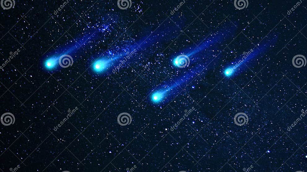 Meteor, Meteoroid Ist Ein Kleiner Felsiger Oder Metallischer Körper Im
