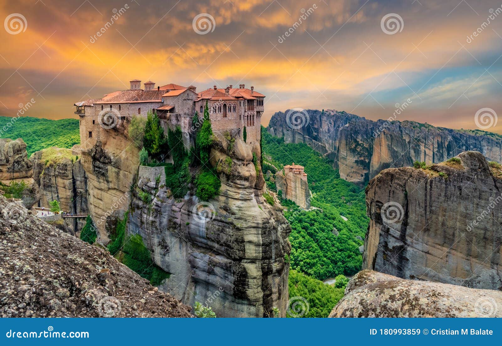 meteor monastery on mountain