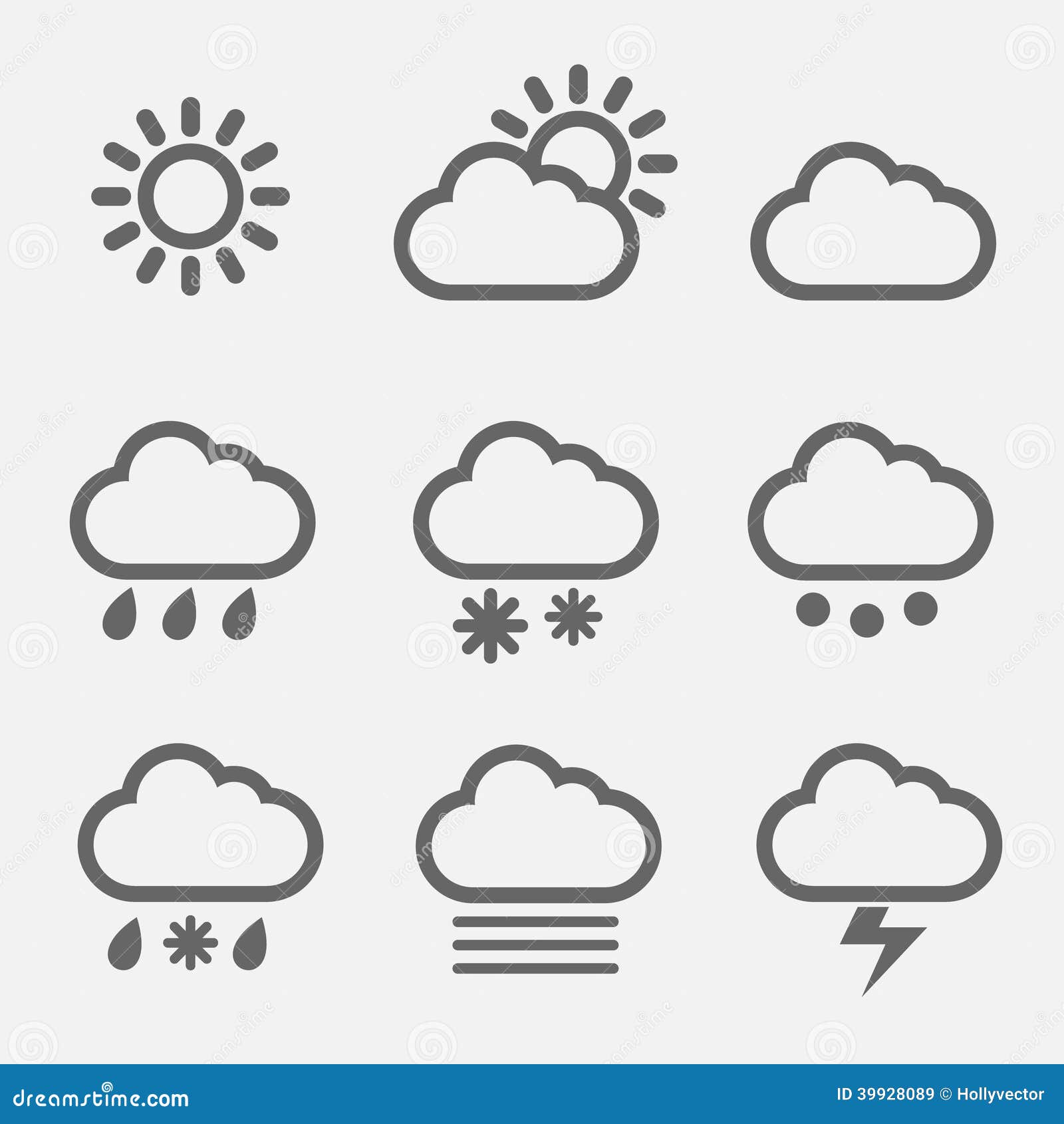 meteorology icons