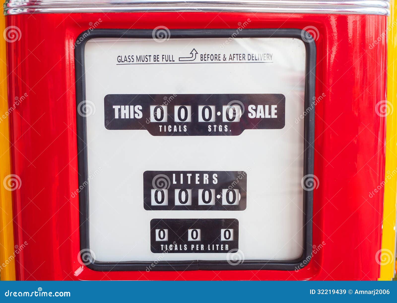 Meter Gas Pump Head Royalty Free Stock Images Image 32219439