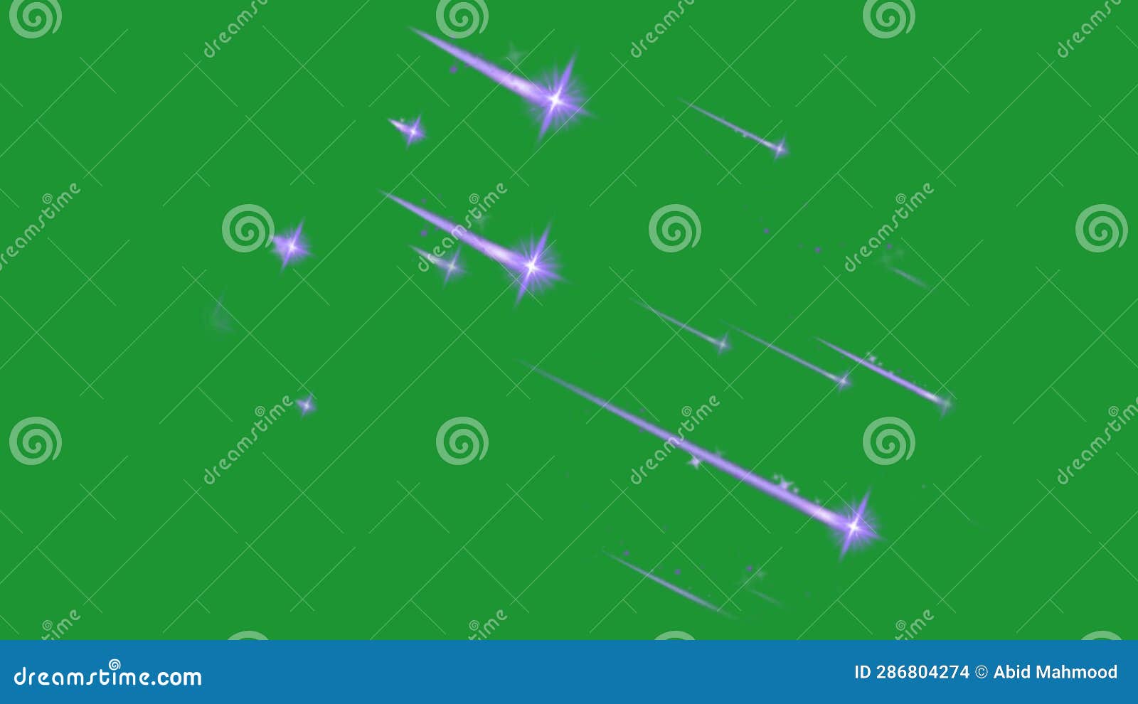 Metero Shower Green Screen Bacground Video Stock Footage Video of