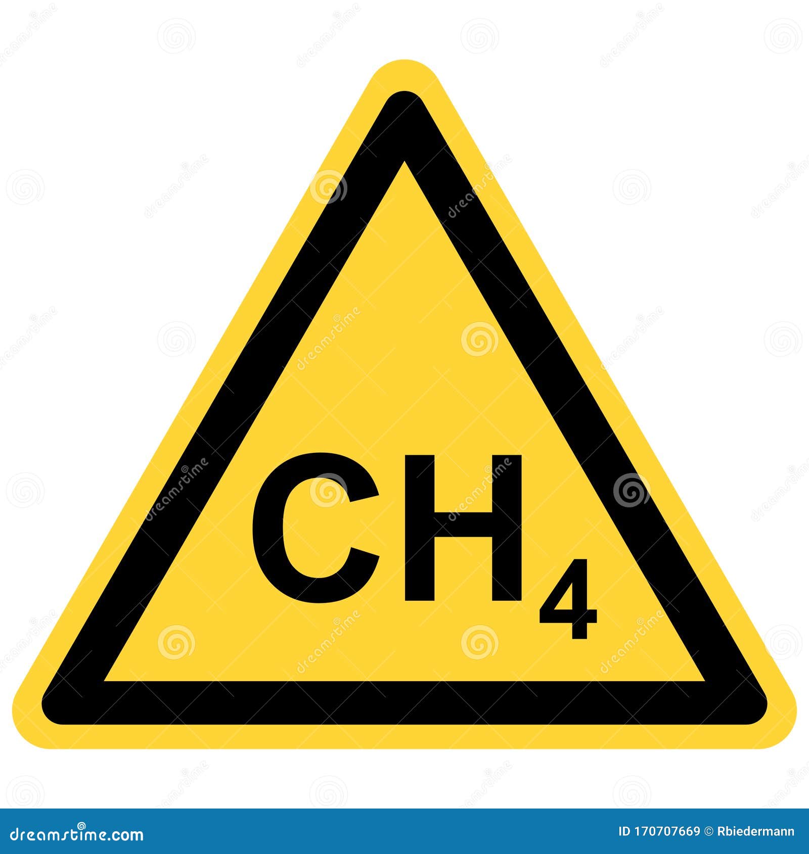 Methane and danger sign stock vector. Illustration of traffic 170707669
