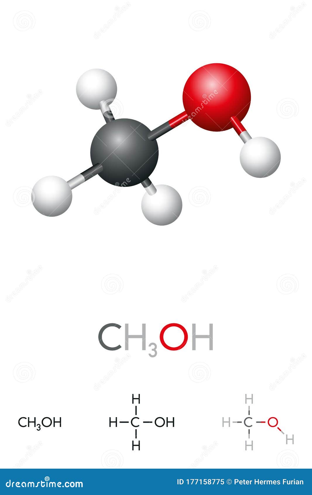 Methanol Molecule