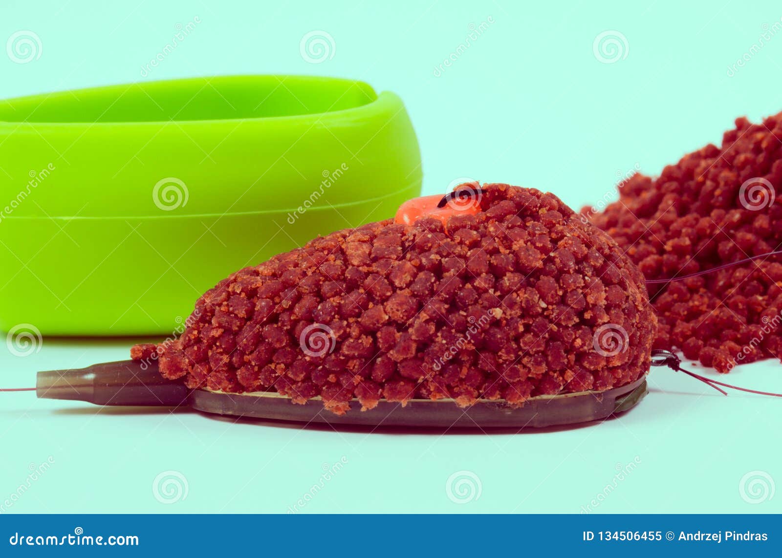 Method Feeder the Method of Forming Bait Stock Image Image of group