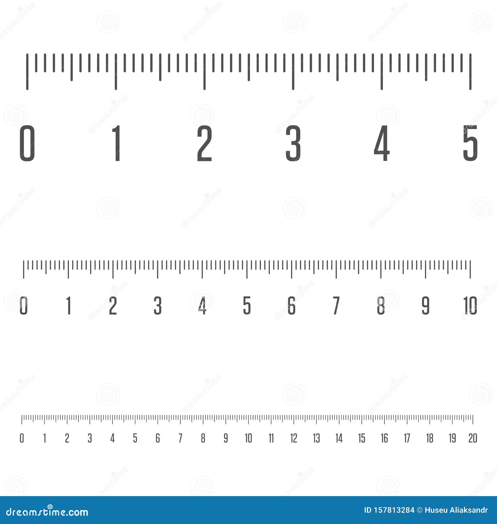 Centimeters Ruler Measurement Tool. Stock Vector - Illustration of ...