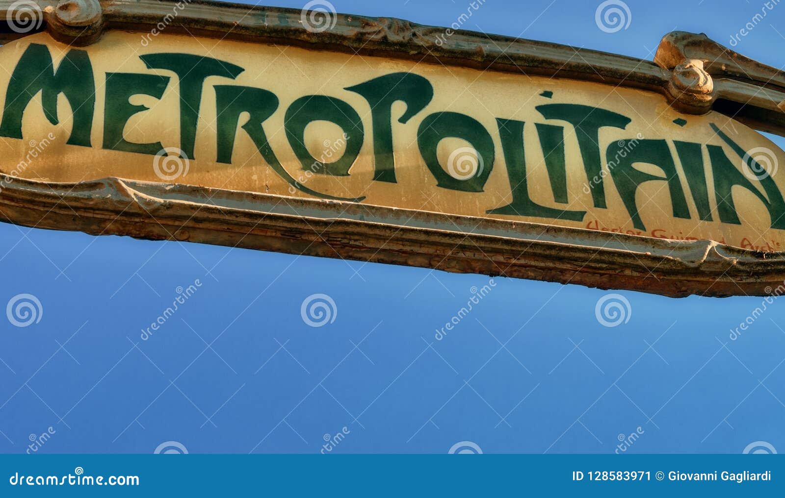 Metro Unterzeichnen Herein Paris - Frankreich Redaktionelles Foto