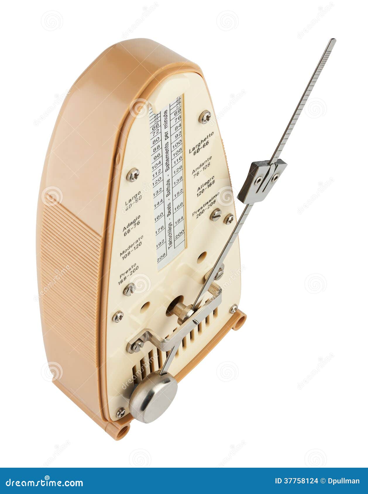 Metronome stock photo. Image of learning, larghetto, classical 37758124