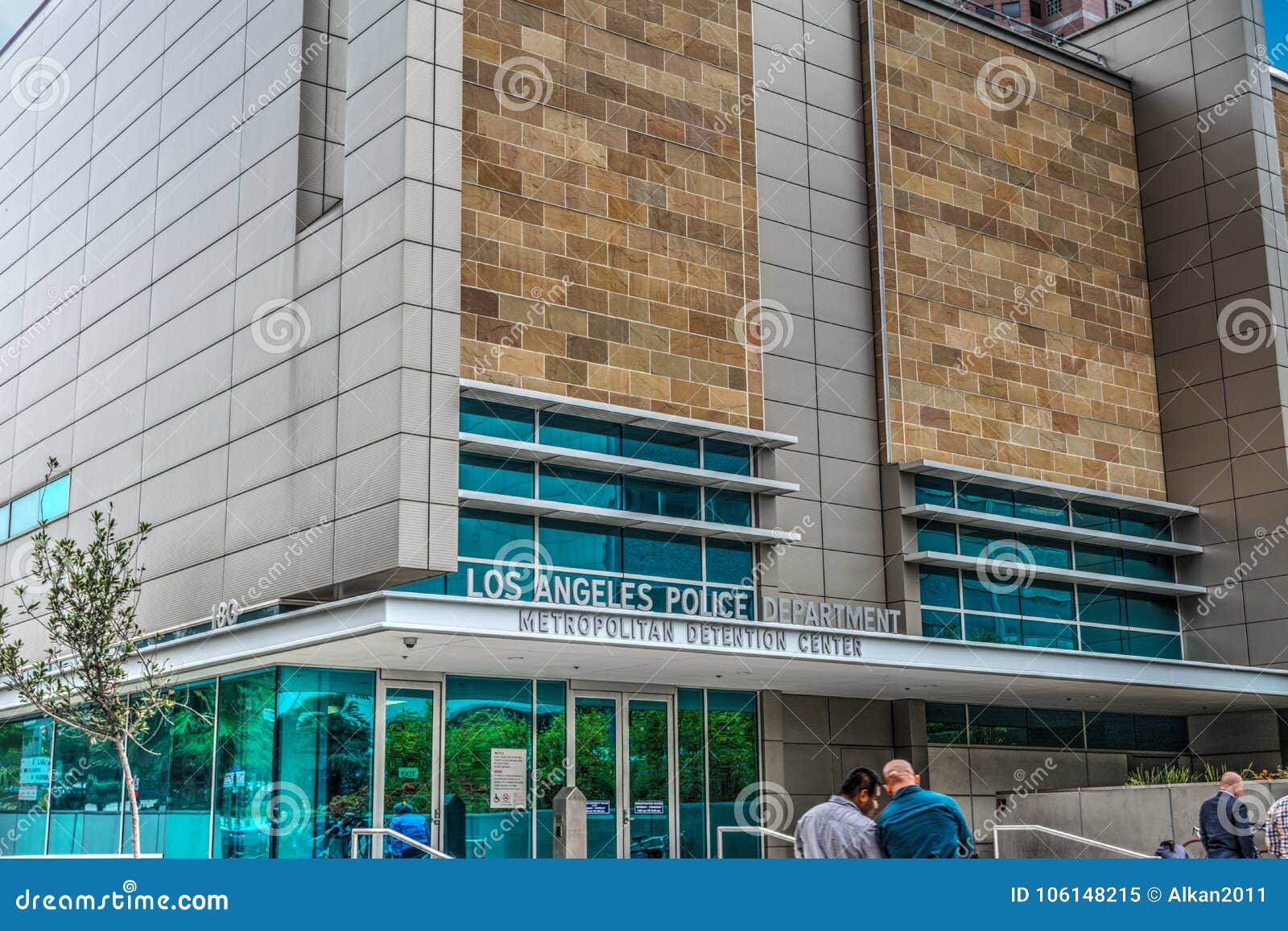 Metropolitan Detention Center in Downtown Los Angeles, Editorial Image