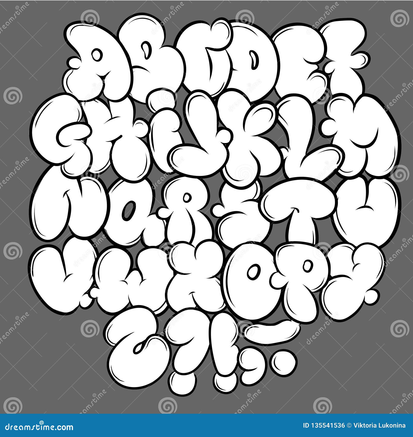 Metta Il Tipo Lettere Della Via Dell Etichetta Di Stile Dei Graffiti Dell Alfabeto Di Progettazione Di Calligrafia Scrivono Lo Sp Illustrazione Vettoriale Illustrazione Di Libero Lettere