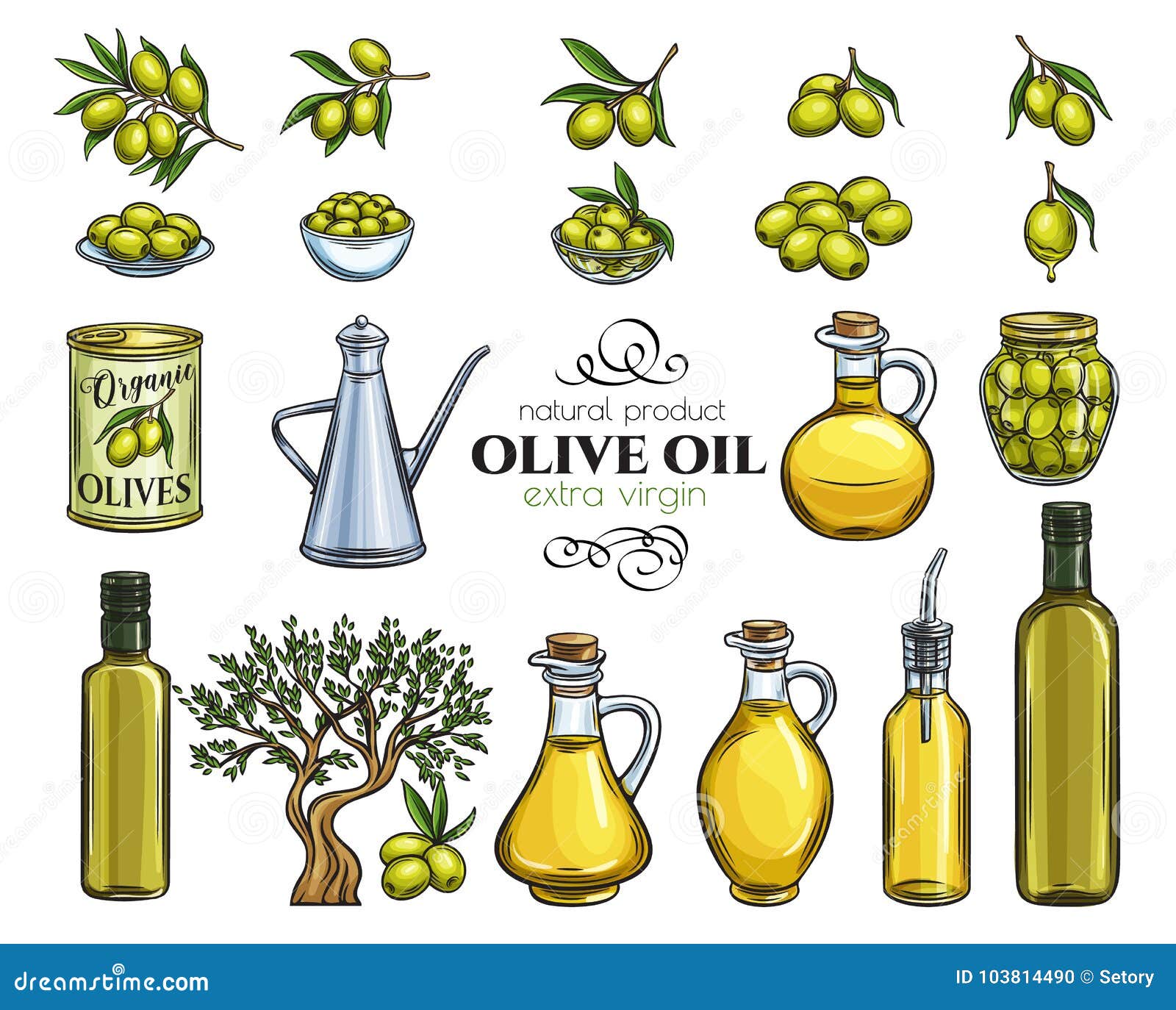 Оливковое масло эскиз